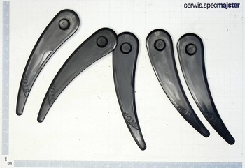 BOSCH Część zamienna do ART 26-18 LI - Zestaw ostrzy tnących 5szt. Nr.42 Kod: F 016 800 372