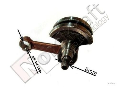 Wał korbowy kosy spalinowej Kod: CZKOS-0033