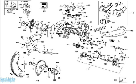 DeWALT Części zamienne do D27105.