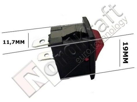 Wyłącznik, włącznik zapłonu T2 do pilarki spalinowej Kod: CZPIL-0051