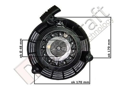 Szarpak, rozrusznik, starter T4 do kosiarki spalinowej Kod: CZKSI-0019