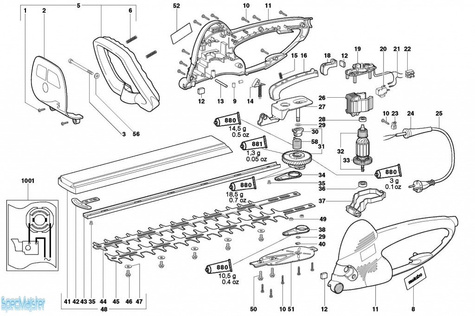 Części zamienne do HS 55.