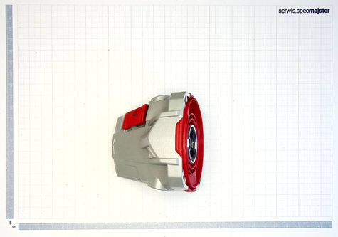 BOSCH Część zamienna do GWS 17-125 CI - OBUDOWA PRZEKŁADNI nr. 821 Kod: 1 607 000 V39