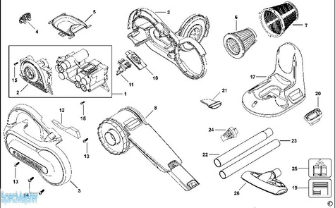 Części zamienne do PV1205BN.