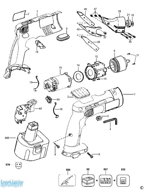 DeWALT Części zamienne do DW941K.