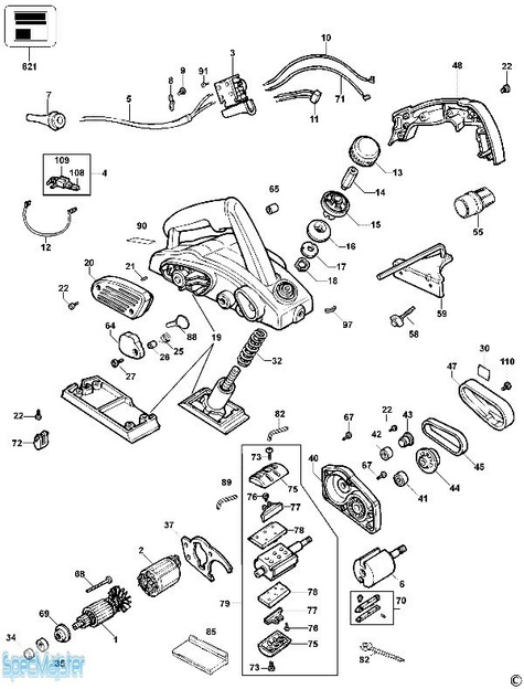 DeWALT Części zamienne do DW680.