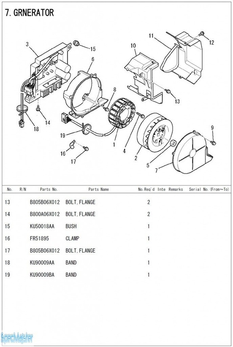 HITACHI Części zamienne do E10U.
