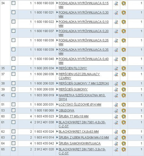 BOSCH Części zamienne do GWS 20-230H