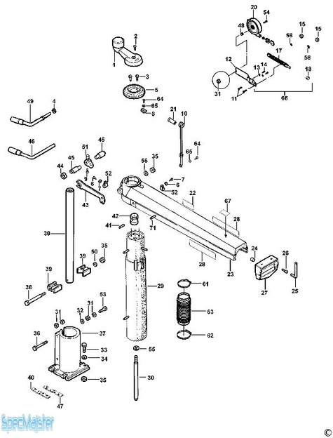 DeWALT Części zamienne do DW722KN.