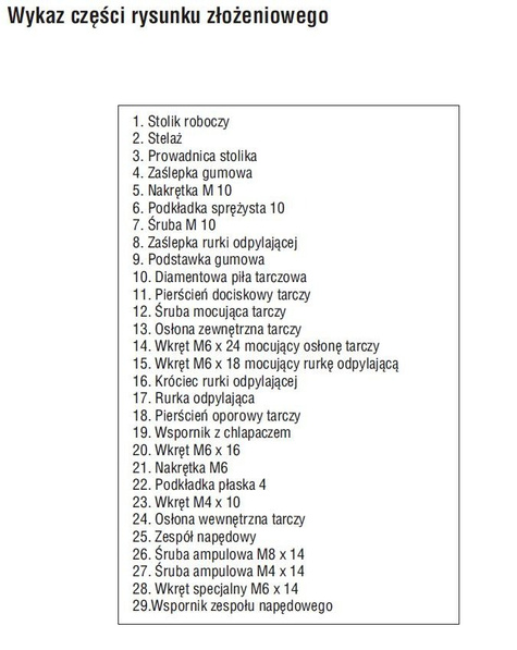 DEDRA Części zamienne do DED7821.