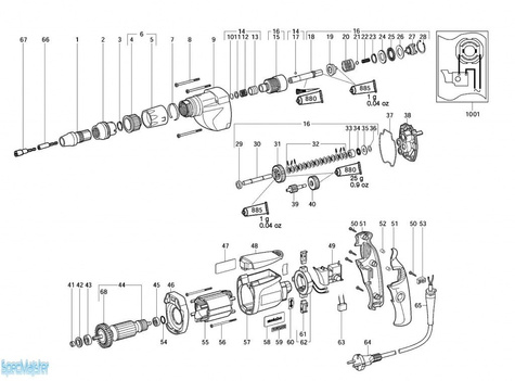 Części zamienne do DWSE 6.3.
