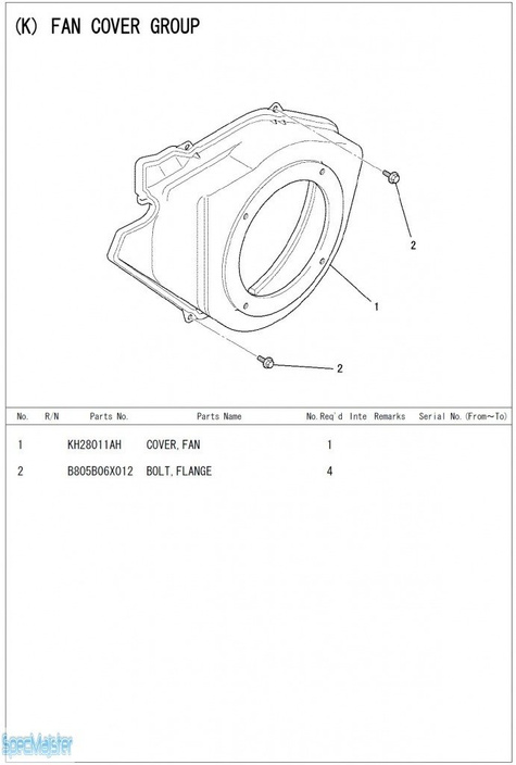 HITACHI Części zamienne do E35MA.