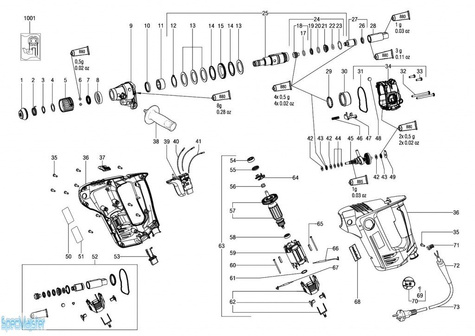 Części zamienne do BHE 20 Compact.