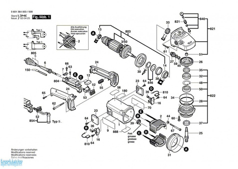 Części zamienne do GWS 24-300 J.