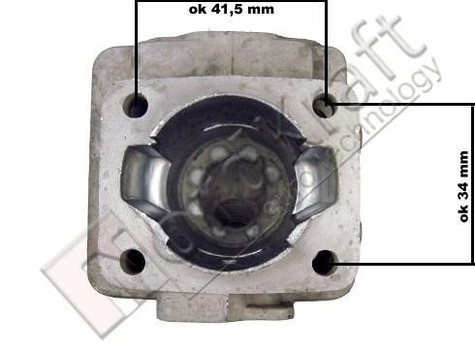 Cylinder pod tłok Ø34mm z uszczelką do kosy spalinowej Kod: CZKOS-0074