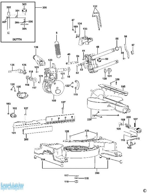 DeWALT Części zamienne do DW777.