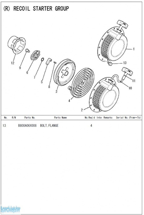 HITACHI Części zamienne do E57MA(S). Rozkładówka nr.2