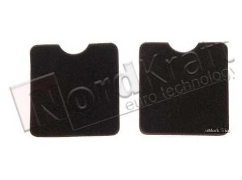 Filtr powietrza gąbka kosy (zestaw 2 szt.) Kod: CZKOS-0190