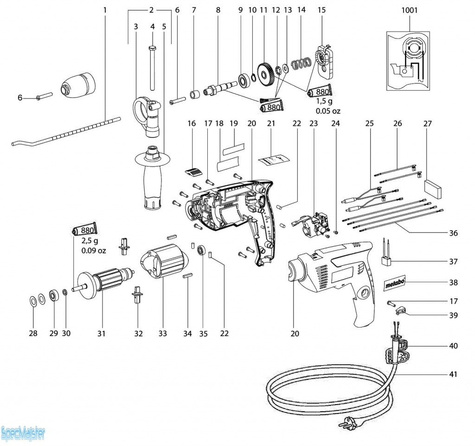 Części zamienne do SBE 550.