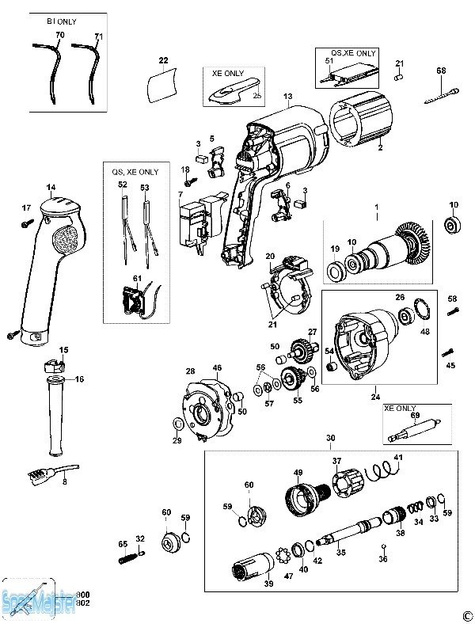 DeWALT Części zamienne do DW269K.