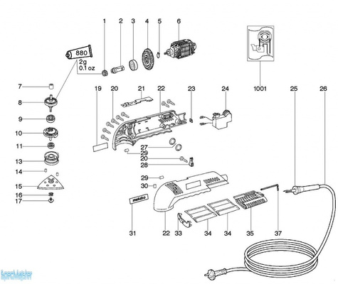 Części zamienne do DSE 300 Intec.