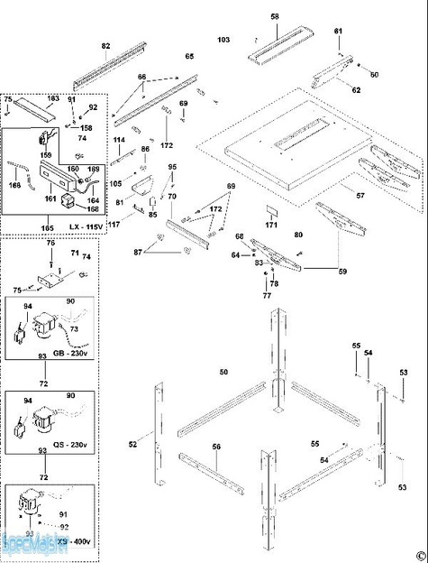 DeWALT Części zamienne do D27400.