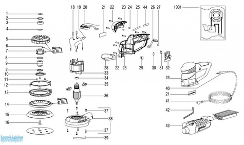 Części zamienne do SXE 450 TurboTec.
