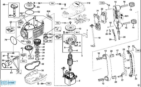 DeWALT Części zamienne do D25941K.