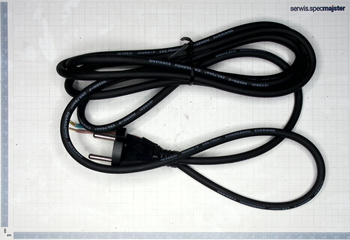 Bosch Część zamienna do GWS 750 S-Przewód Zasil. Sieciowy CN 2,65m 2 x 0,75mm H05 W-F nr.5 Kod: 1 604 460 312