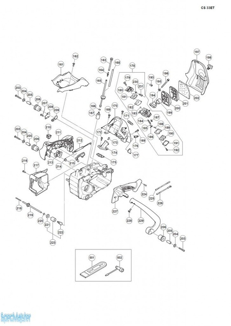 HITACHI Części zamienne do CS33ET-NB.