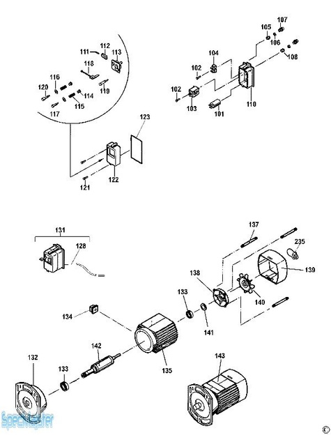 DeWALT Części zamienne do DW739.