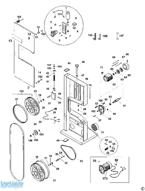DeWALT Części zamienne do DW876.