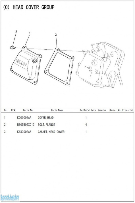 HITACHI Części zamienne do E40MA. Rozkładówka nr.1