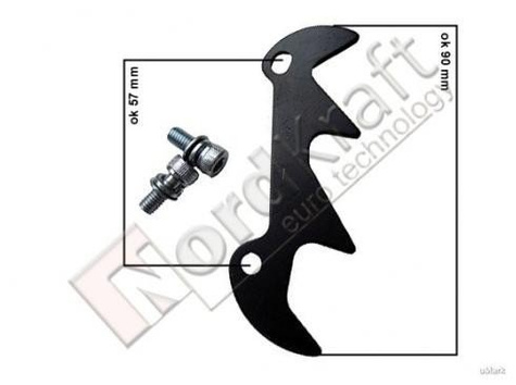 Ostroga, zderzak z śrubkami do pilarki spalinowej Kod: CZPIL-0115 (Produkt Wycofany)