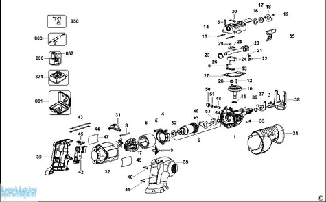 DeWALT Części zamienne do DC385KB.