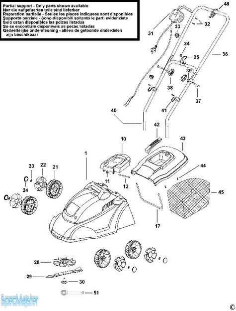 BLACK&DECKER Części zamienne do GR3000.
