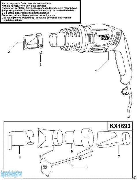 Części zamienne do KX1692.