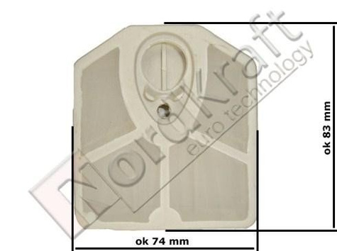 Filtr powietrza T38 do pilarki spalinowej Kod: CZPIL-0069