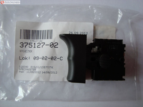 BLACK&DECKER Część zamienna do KD600RE- Wyłącznik nr.105 Kod:375127-02 (produkt wycofany)