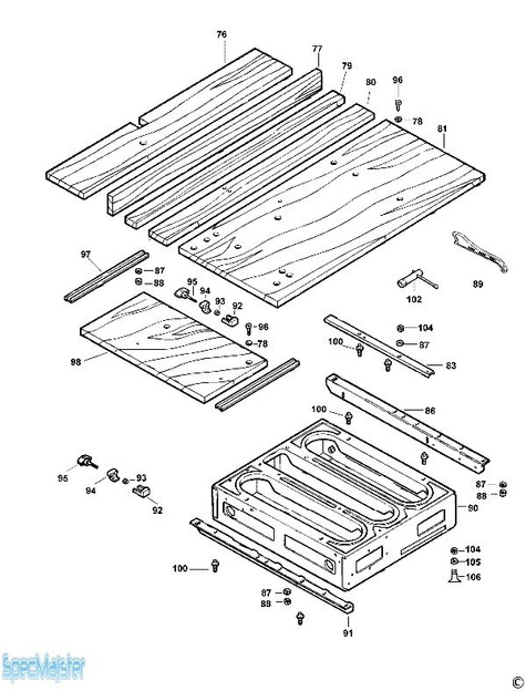 DeWALT Części zamienne do DW720K.