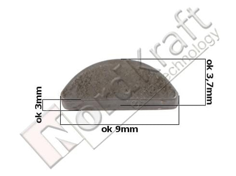 Klin magneta piły (1szt). Kod: Z.PIL-0016