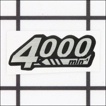 MAKITA Część zamienna do FS4000 - NAKLEJKA IDENTYFIKACYJNA Nr. 36 Kod: 808575-1