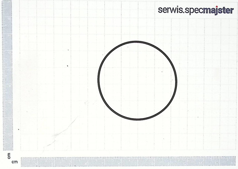 BOSCH Część zamienna do GWS 15-125 CIE - Pierścień Samouszczeln. 46,0x1,1 MM nr. 33 Kod: 1 600 210 035