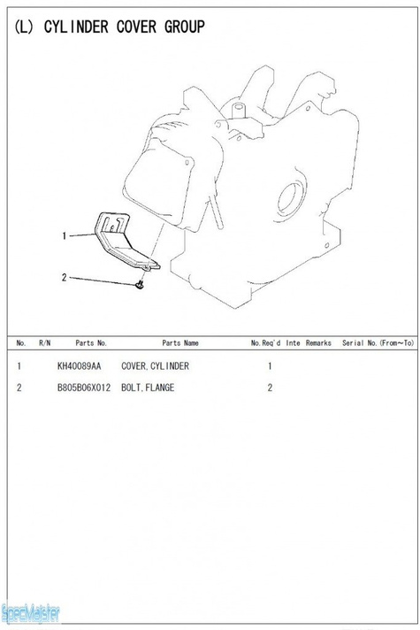 HITACHI Części zamienne do E57MA(S). Rozkładówka nr.2