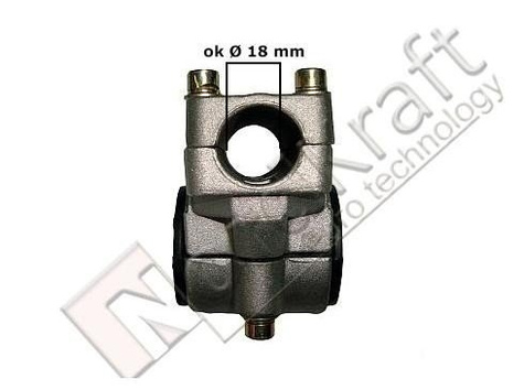 Mocowanie rączek (cybant) T2 na rurę 28mm kosy Kod: CZKOS-0165