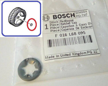 BOSCH Część zamienna do ROTAK 43- Kołpak Nr. 64 Kod: F 016 L68 095