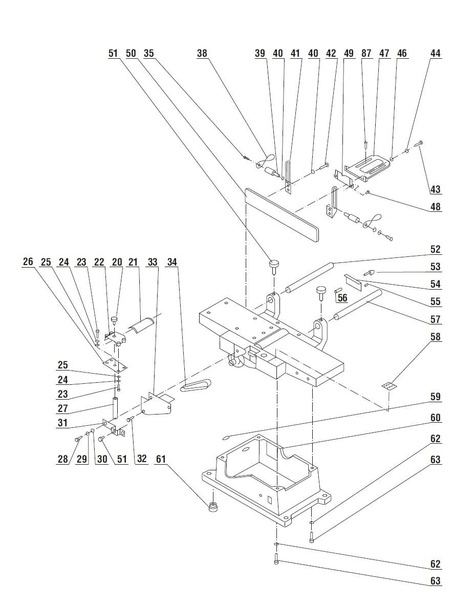 DEDRA Części zamienne do DED7759