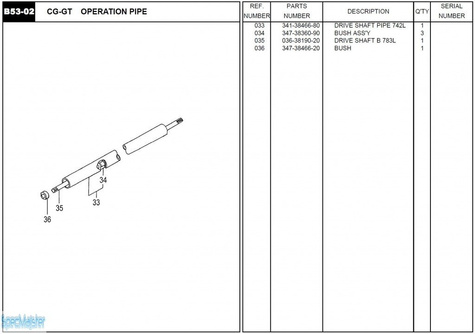 HITACHI Części zamienne do CG-GT.