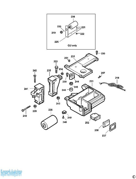 DeWALT Części zamienne do DW720K.