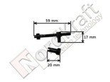 Napinacz łańcucha boczny do pilarki spalinowej Kod: CZPIL-0018